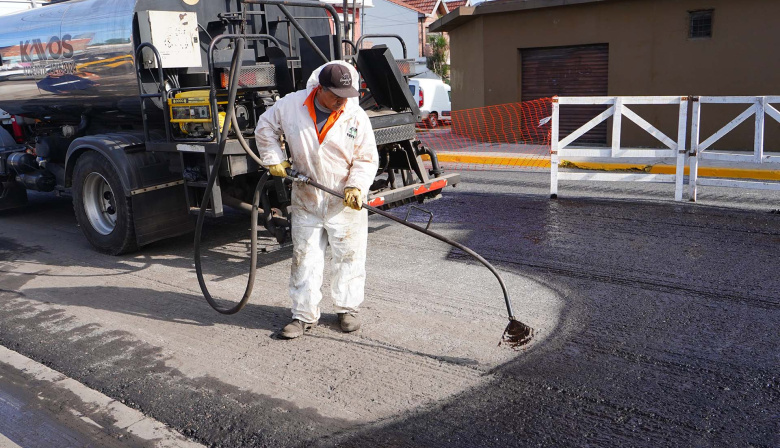 Hurlingham: avanzan los trabajos en la Ruta Provincial Nº 4