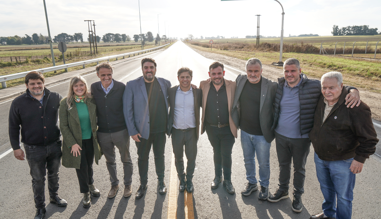 Se inauguró la repavimentación de la Ruta Provincial 31, entre Rojas y Colón