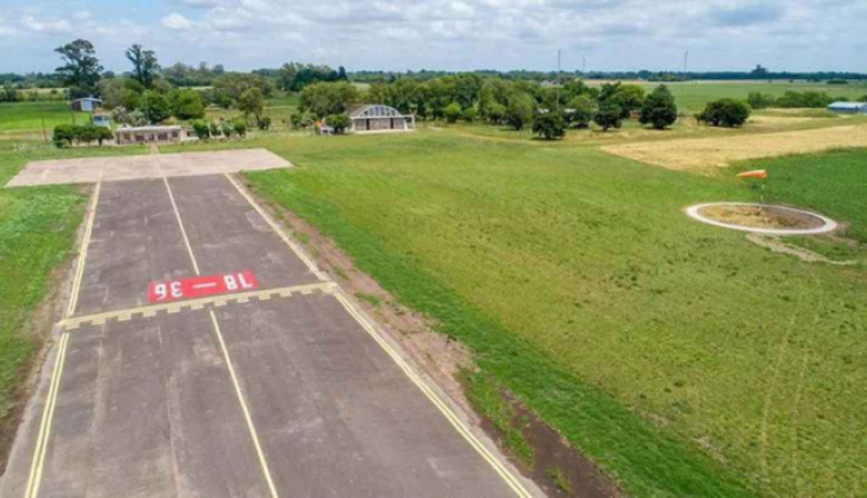 Obras para el aerodromo de Junín
