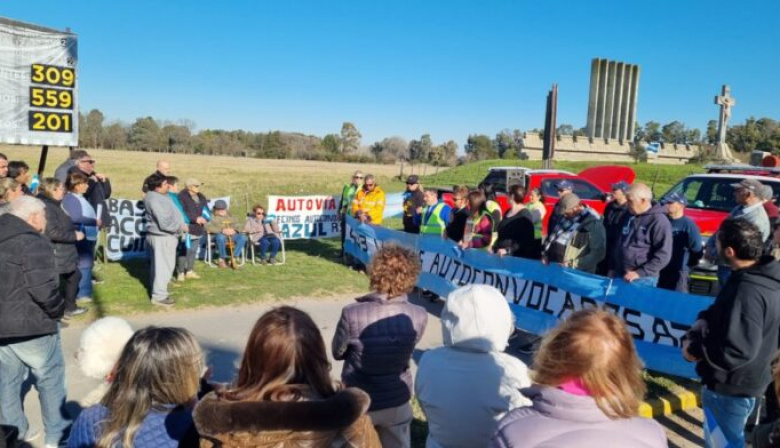 Banderazos de vecinos en rutas nacionales para reclamar por su mal estado