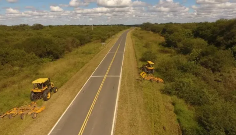 Vialidad Nacional reactiva las obras de mantenimiento en rutas nacionales de Formosa