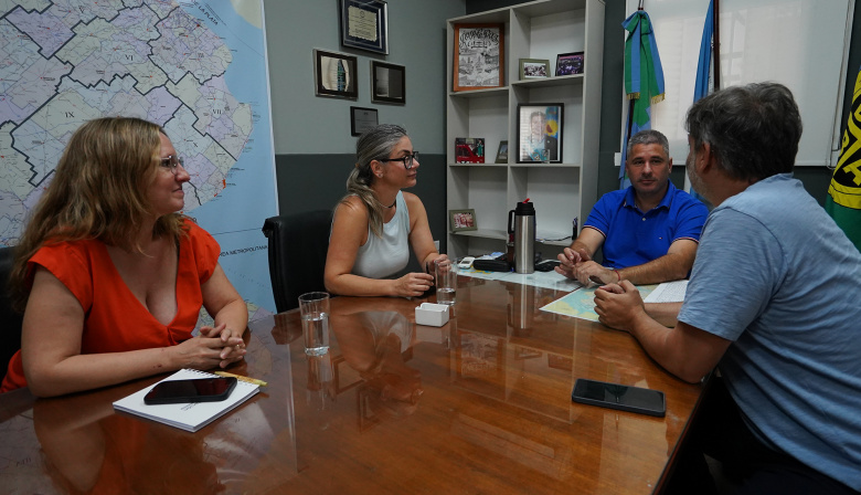 Roberto Caggiano recibió a las autoridades de la Fundación Banco Provincia