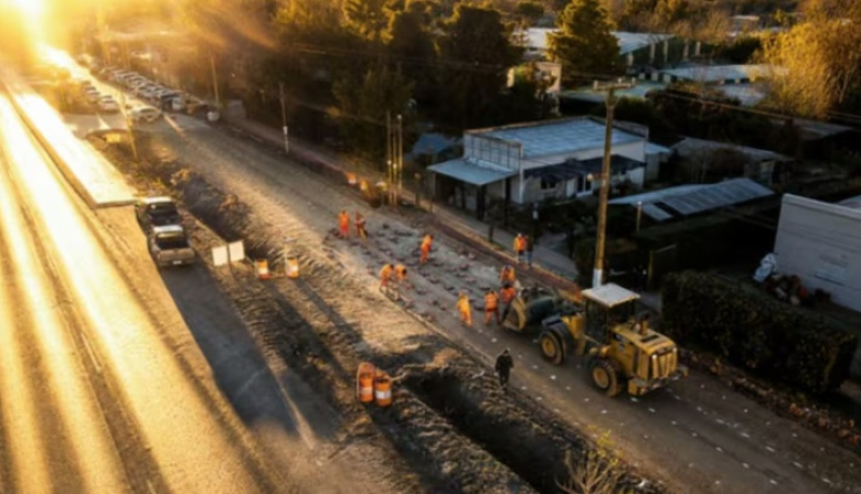 Avanza la repavimentación de la Ruta 205 entre Ezeiza y Cañuelas