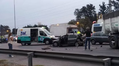 Chocaron nueve vehículos en la Panamericana: caos de tránsito en el ingreso a la Ciudad
