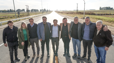 Se inauguró la repavimentación de la Ruta Provincial 31, entre Rojas y Colón
