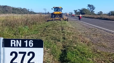 En Chaco, Vialidad Nacional realizó tareas de conservación sobre diferentes rutas nacionales