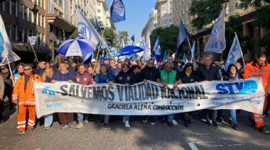 Trabajadores de Vialidad Nacional se organizaron para protestar por la disolución del organismo