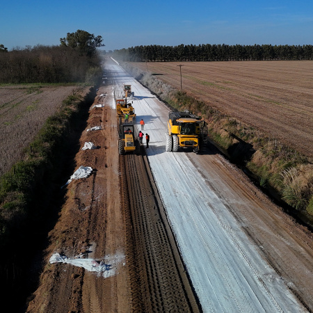 General Paz: comenzó la obra de reconstrucción del acceso a Renner