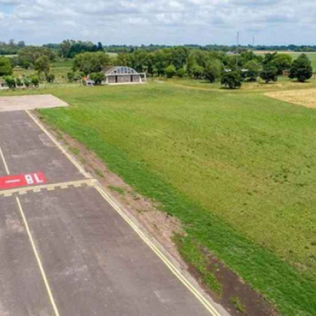 Obras para el aerodromo de Junín