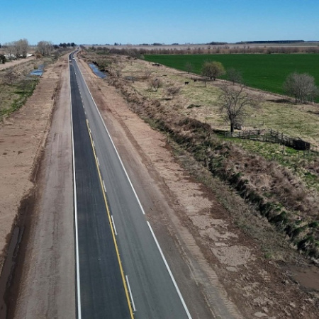 La Provincia avanza con la pavimentación de la Ruta del Cereal