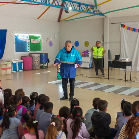 Educación vial en instituciones de San Miguel y Saladillo