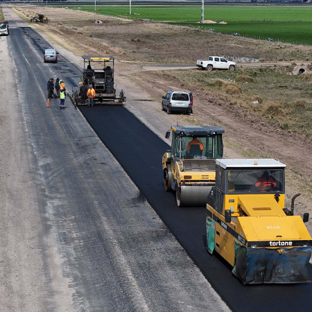 Avanza la repavimentación de la Ruta Provincial Nº85, una obra clave para la producción