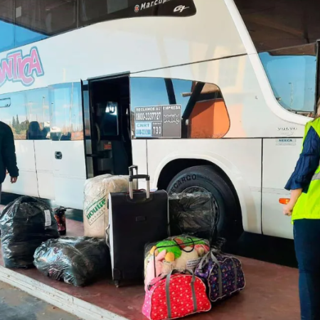 Micros de larga distancia: el equipaje deberá estar registrado a nombre del pasajero