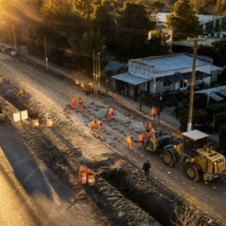 Avanza la repavimentación de la Ruta 205 entre Ezeiza y Cañuelas