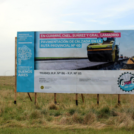 Ruta 60: piden fondos en el Presupuesto 2027 para pavimentar 84 km entre las rutas 85 y 86
